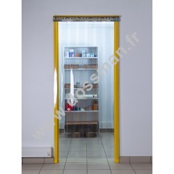 Rideau à lanières PVC Transparentes 200x2mm ignifugées M2