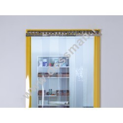 Porte à lanière 300x3 transparente ignifugée M2