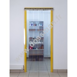 Porte à lanière 300x3 transparente ignifugée M2