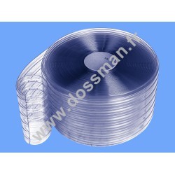 Rouleau PVC 300x3 mm Transparent Nervuré
