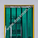 Couleur transparent vert bouteille lisse