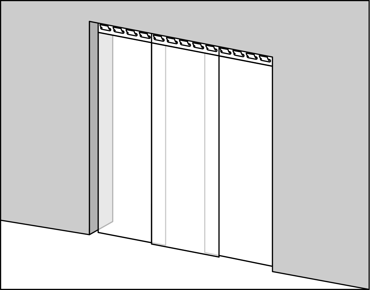 porte à laniere